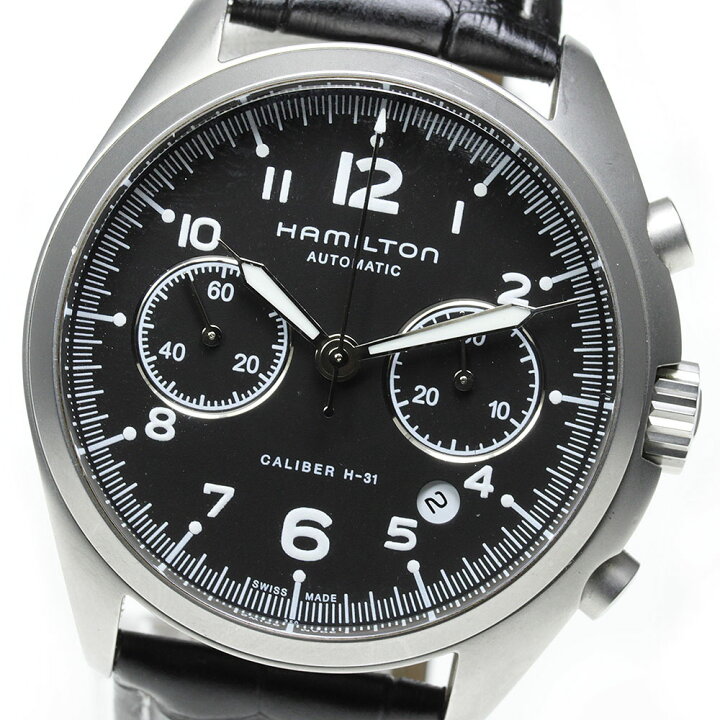楽天市場】☆良品 箱保付【HAMILTON】ハミルトン カーキ パイロット 