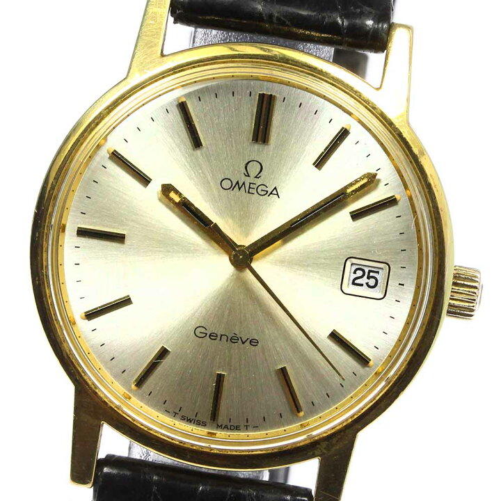 楽天市場】【OMEGA】オメガ ジュネーブ cal.1030 デイト 手巻き メンズ 