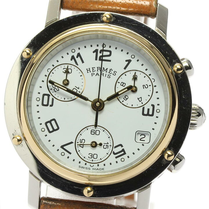 楽天市場】【HERMES】エルメス クリッパー クロノグラフ CL1.320 