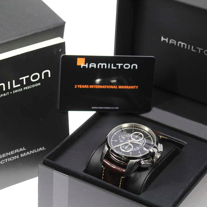 楽天市場】☆良品☆箱保付き【HAMILTON】ハミルトン レイルロード 