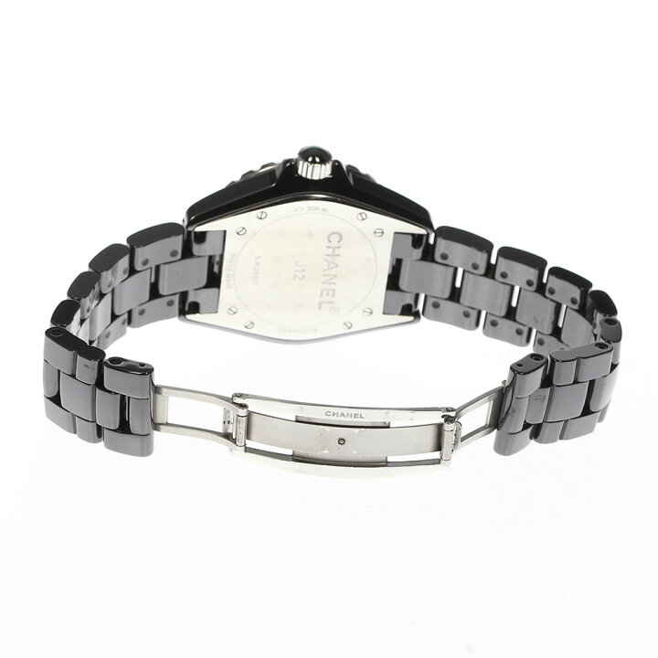 楽天市場】【CHANEL】シャネル J12 黒セラミック 38ミリ 12P 