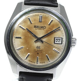 ☆訳あり【SEIKO】セイコー グランドセイコー ハイビート デイト cal.6145A 6145-8000 自動巻き メンズ【ev20】【中古】