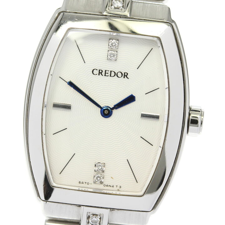楽天市場】☆良品☆箱付き【SEIKO】セイコー クレドール シグノ アクア  