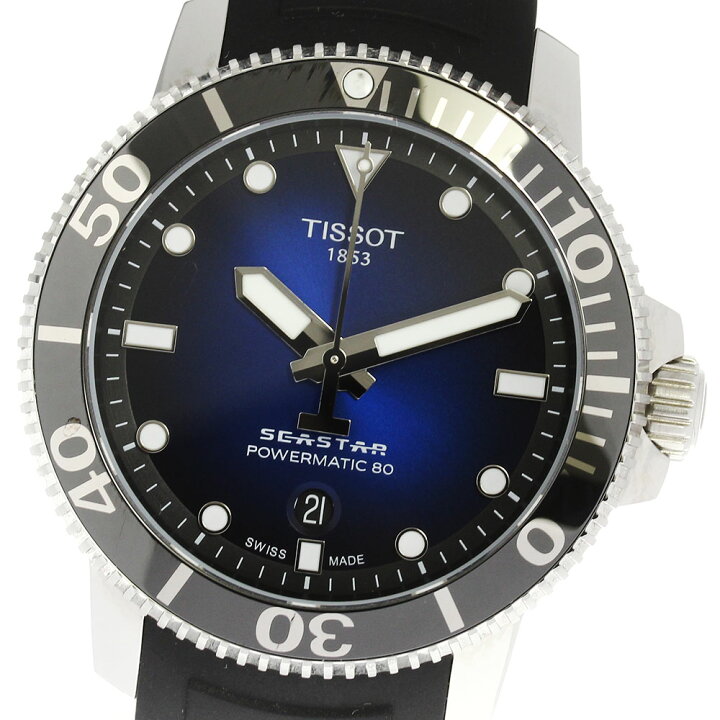 楽天市場】☆良品☆箱付き【TISSOT】ティソ シースター1000 デイト  