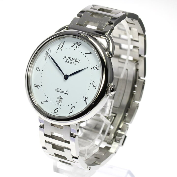 楽天市場】☆美品【HERMES】エルメス アルソー デイト AR4.810 自動  