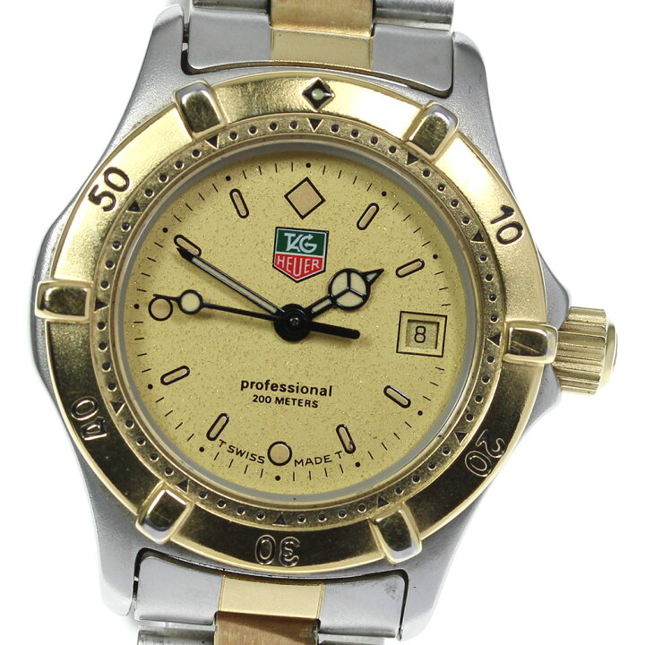 楽天市場】☆良品【TAG HEUER】タグホイヤー 2000 デイト 964.008-2 