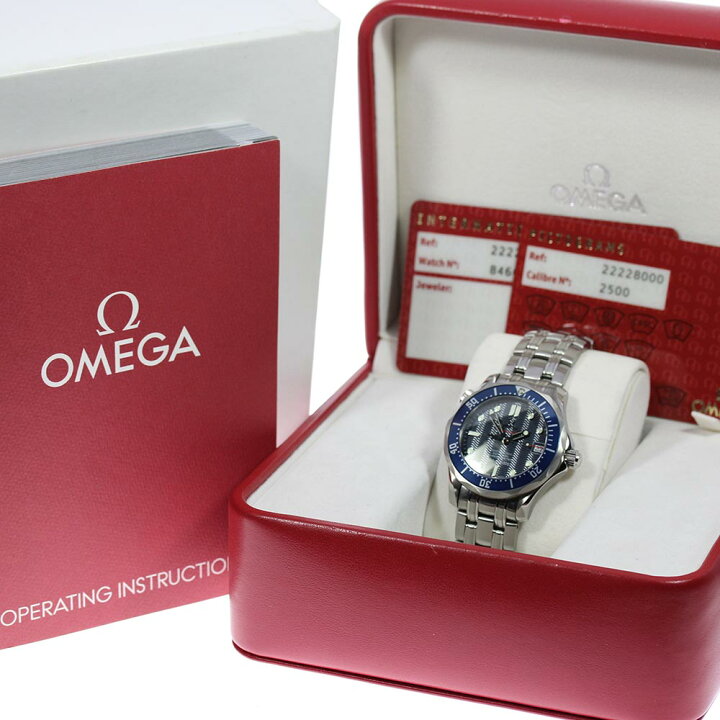 楽天市場】☆良品☆箱・保証書付き【OMEGA】オメガ シーマスター  