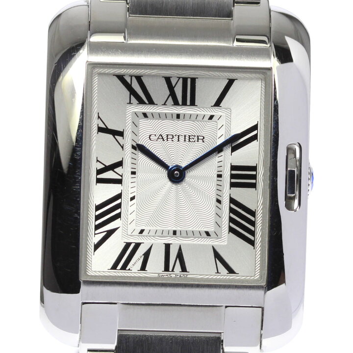 カルティエ Cartier タンクアングレースMM W5310044 ボーイズ 腕時計  