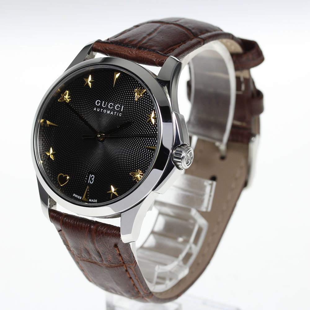 即納/在庫有り GUCCI 腕時計 G-タイムレス 黒文字盤 YA1265006 レディース 