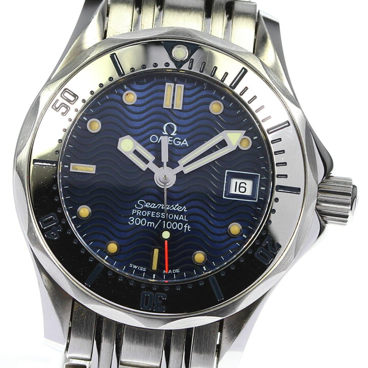 楽天市場】☆良品☆保証書付き【OMEGA】オメガ シーマスター300 デイト  