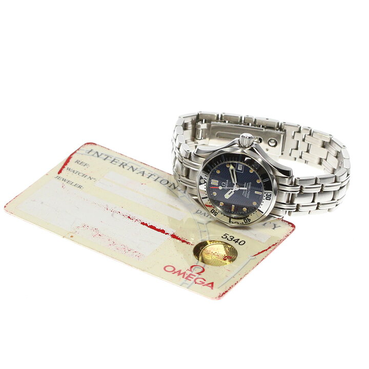 楽天市場】☆良品☆保証書付き【OMEGA】オメガ シーマスター300 デイト  