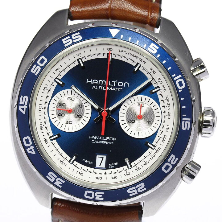 楽天市場】☆良品☆保証書付き【HAMILTON】ハミルトン パンユーロ 1971  