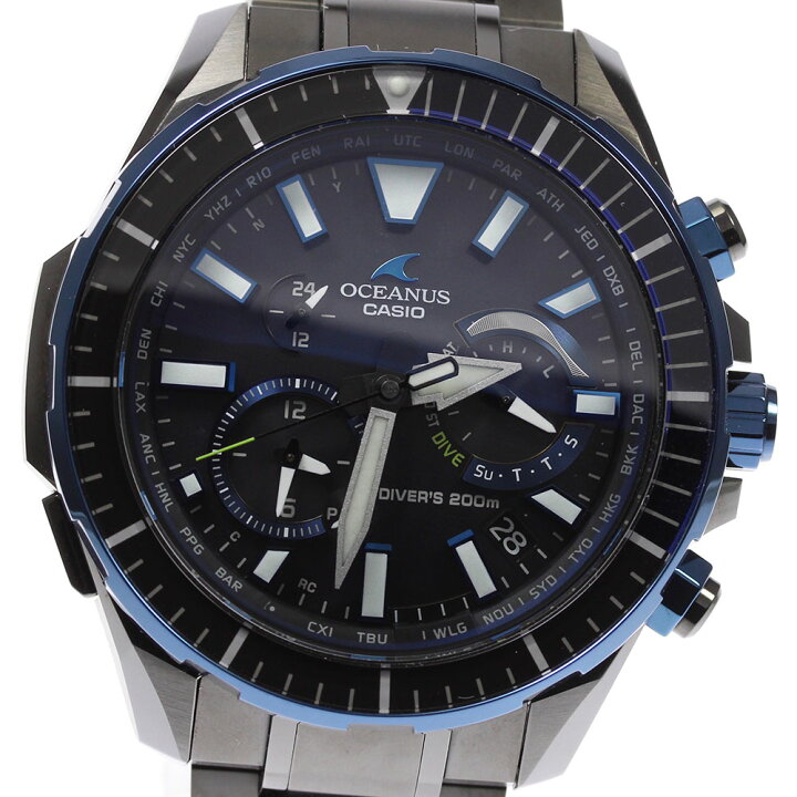 楽天市場】☆極美品☆箱・保証書付き【CASIO】カシオ オシアナス 