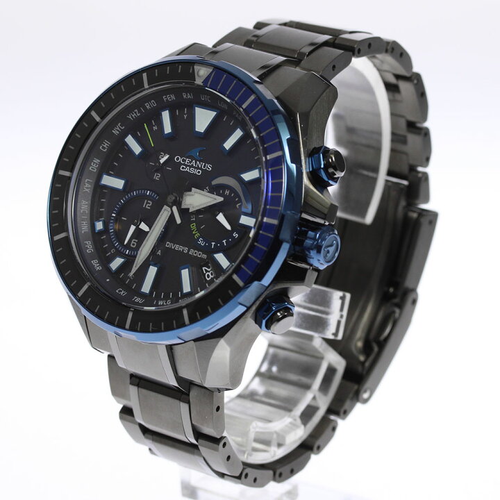 楽天市場】☆極美品☆箱・保証書付き【CASIO】カシオ オシアナス 