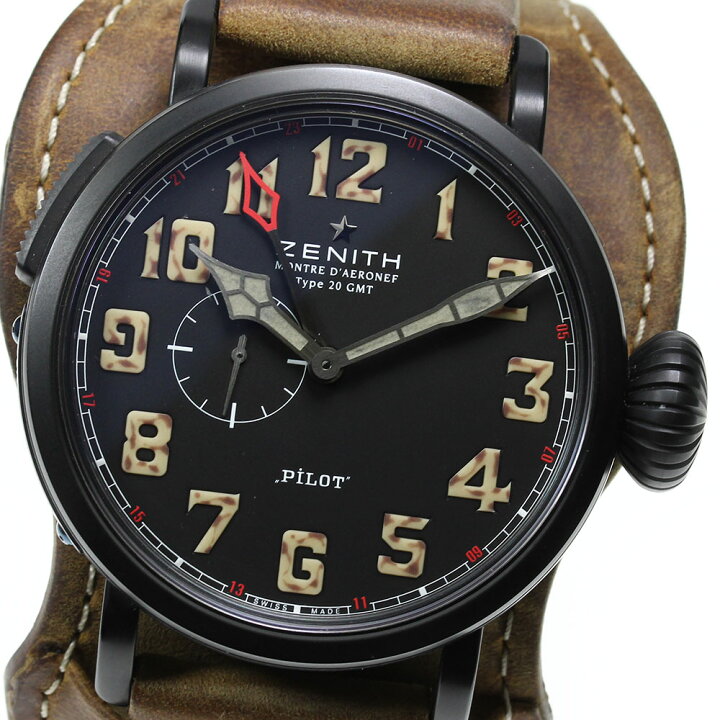 楽天市場】☆美品☆箱・保証書付き【ZENITH】ゼニス パイロット タイプ  