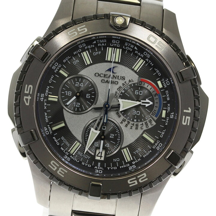 楽天市場】☆良品☆箱・保証書付き【CASIO】カシオ オシアナス  