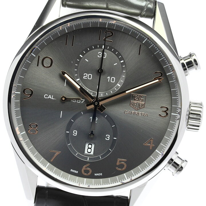 楽天市場】☆箱・保証書付き【TAG HEUER】タグホイヤー カレラ クロノ 