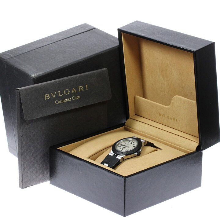 楽天市場】☆箱付き【BVLGARI】ブルガリ アルミニウム デイト AL38TA 