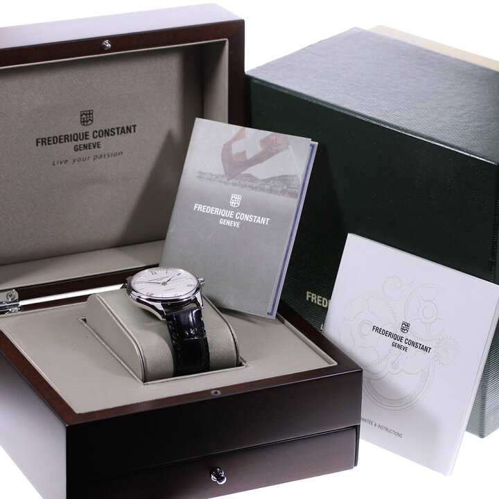 楽天市場】☆良品☆箱・保証書付き【FREDERIQUE CONSTANT 