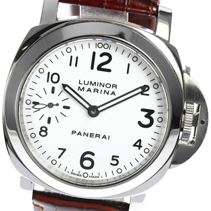 楽天市場】☆良品【PANERAI】パネライ ルミノールマリーナ PAM00113 手 