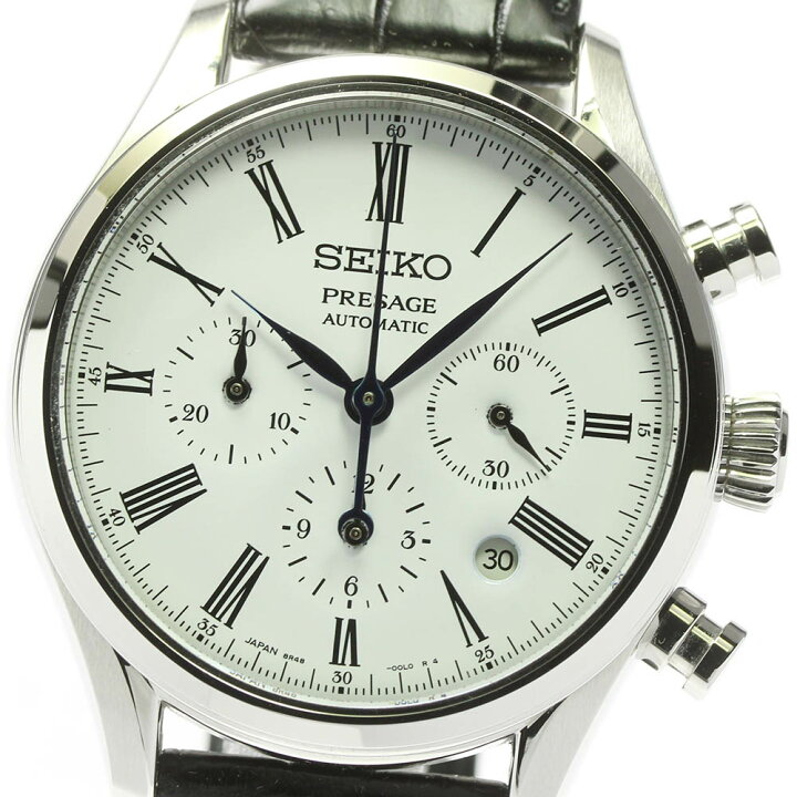 楽天市場】☆極美品☆箱・保証書付き【SEIKO】セイコー プレサージュ 