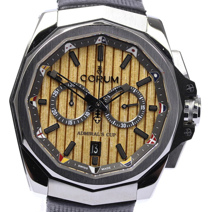 楽天市場】ベルト訳あり☆【CORUM】コルム アドミラルズカップ AC-ONE 
