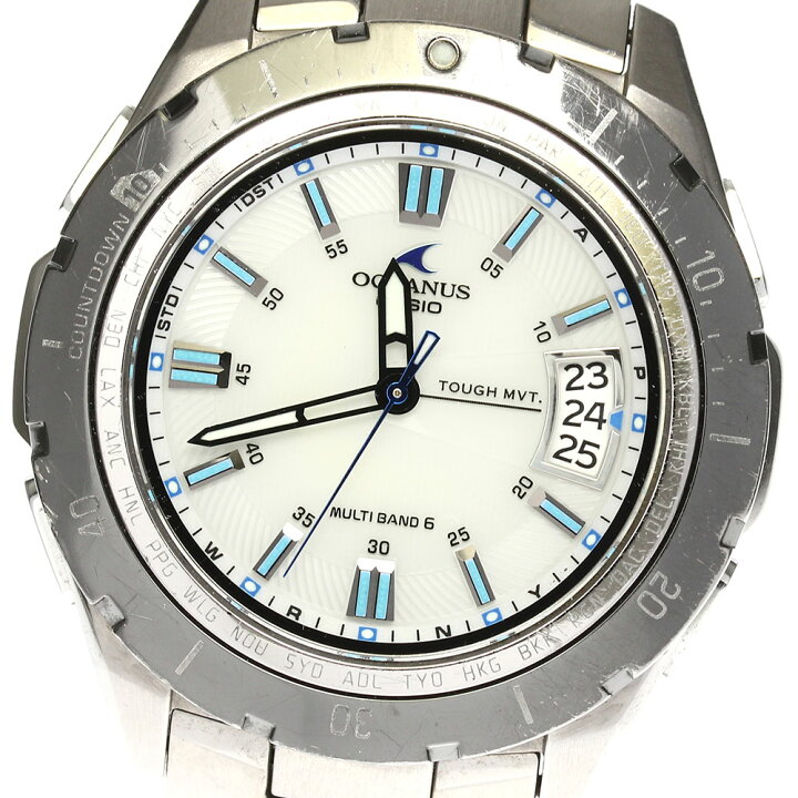 楽天市場】☆箱付き【CASIO】カシオ オシアナス カシャロ デイト OCW  