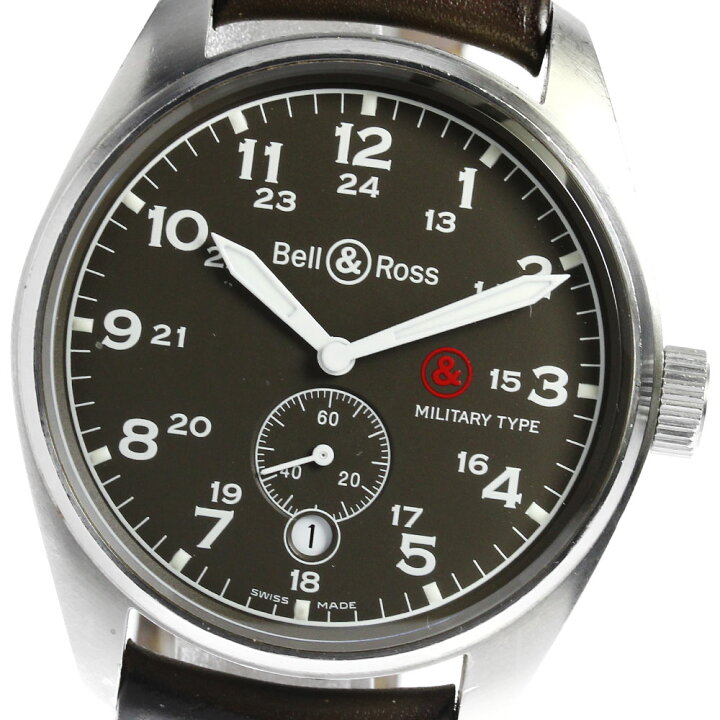 楽天市場】☆箱・保証書付き【Bell＆Ross】ベル＆ロス ミリタリー  