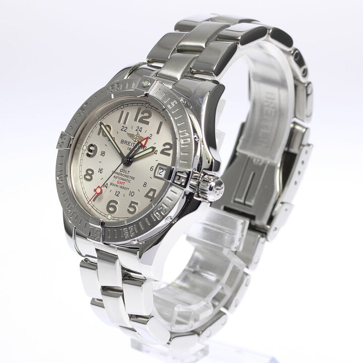楽天市場】☆良品【BREITLING】ブライトリング コルト GMT デイト  