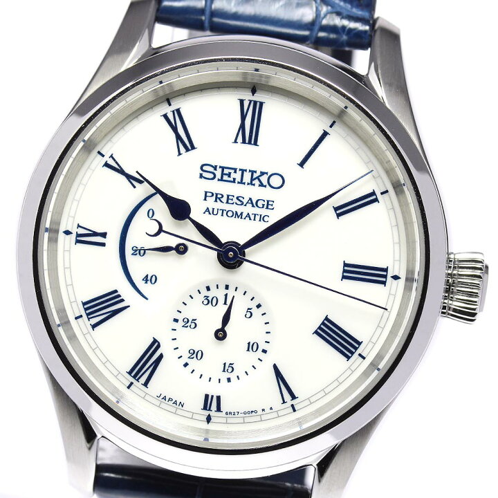 楽天市場】☆美品☆箱付き【SEIKO】セイコー プレザージュ 水月 有田焼  