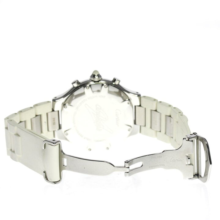 楽天市場】【CARTIER】カルティエ クロノスカフ W10184U2 クロノグラフ 