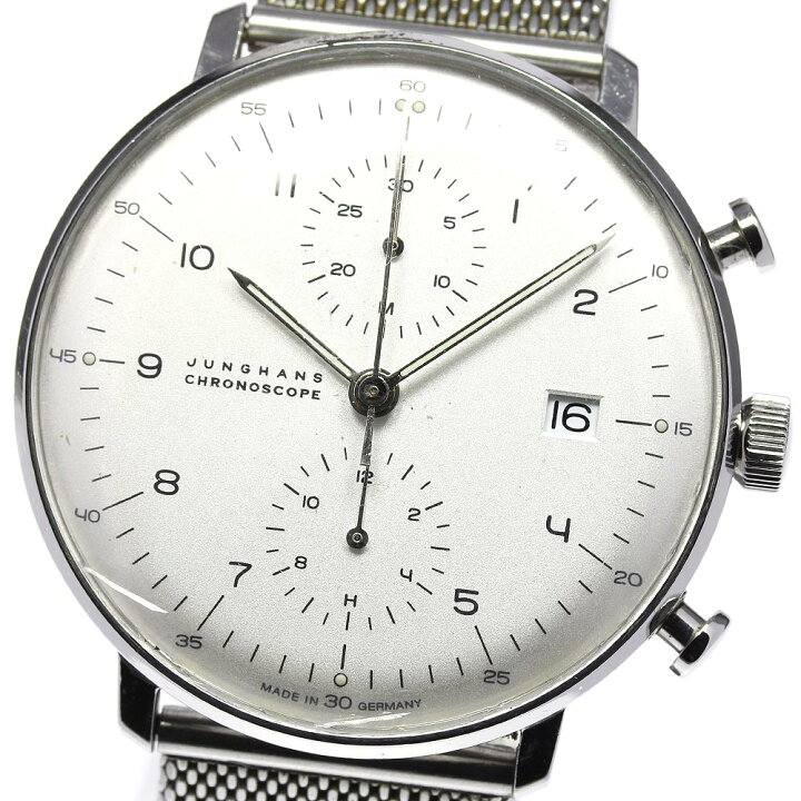 楽天市場】【JUNGHANS】ユンハンス マックスビル クロノスコープ 自動 
