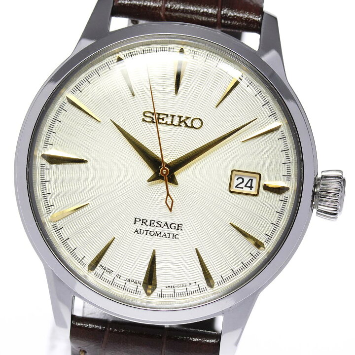楽天市場】☆美品☆箱・保証書付き【SEIKO】セイコー プレサージュ 