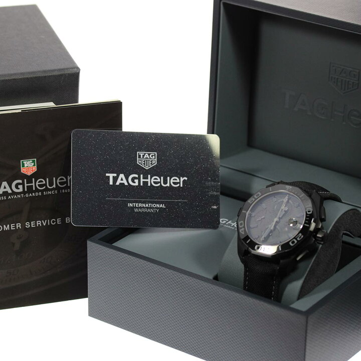 楽天市場】☆美品☆箱・保証書付き【TAG HEUER】タグホイヤー アクア  