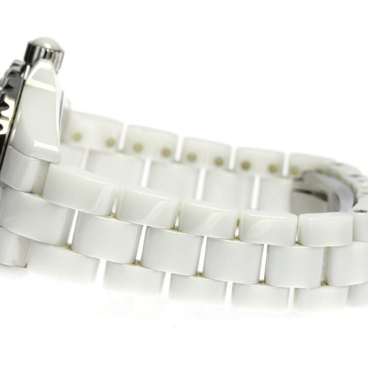 楽天市場】☆美品【CHANEL】シャネル J12 白セラミック 33ミリ ダイヤ  