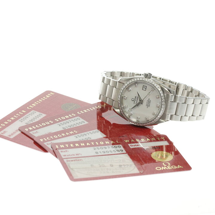 楽天市場】☆美品☆保証書付き【OMEGA】オメガ シーマスター  