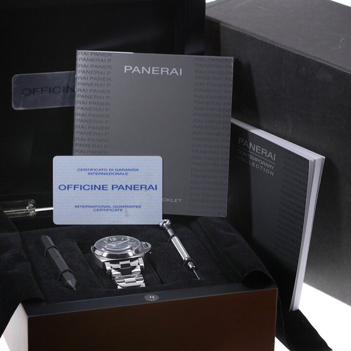 楽天市場】☆良品☆箱・保証書付き【PANERAI】パネライ ルミノール  