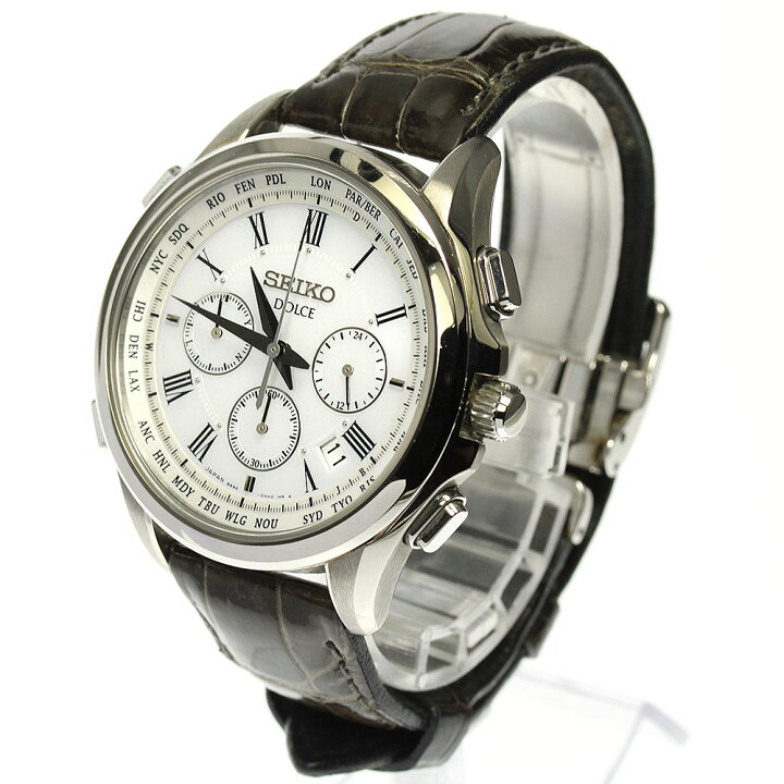 楽天市場】☆良品【SEIKO】セイコー ドルチェ クロノグラフ SADA039 