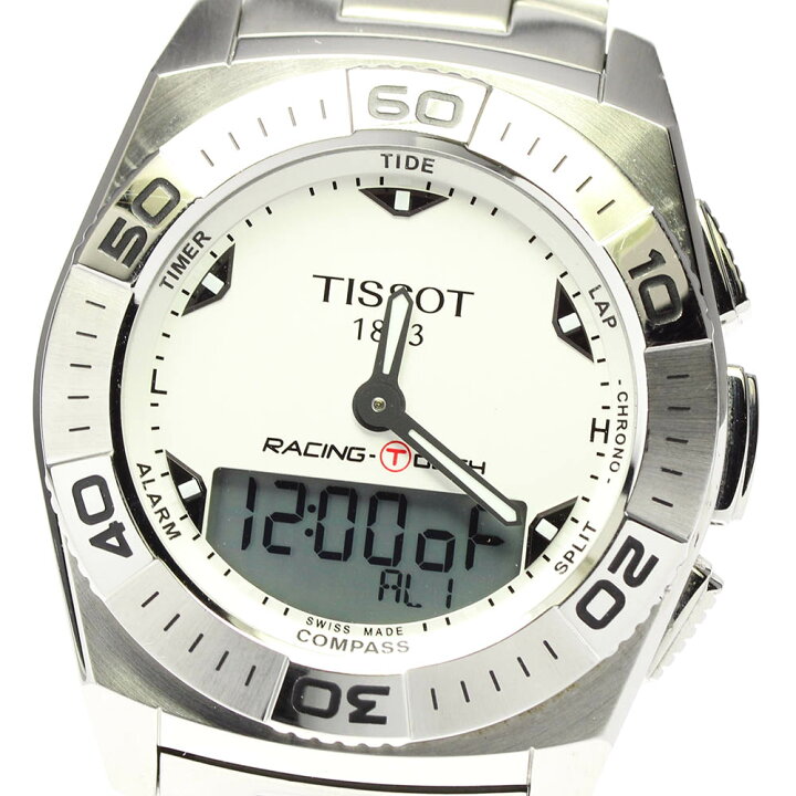 楽天市場】☆良品【TISSOT】ティソ Tタッチ T002520A クォーツ メンズ 