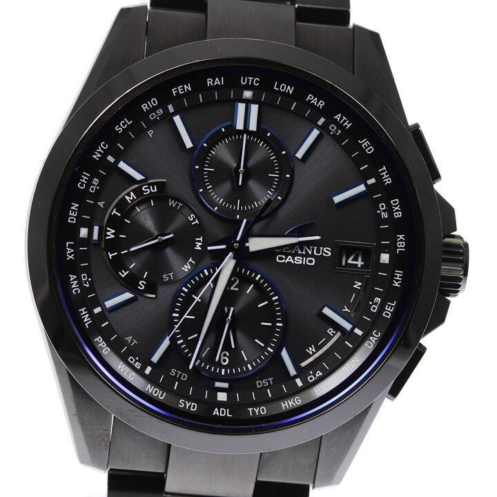 楽天市場】☆極美品☆箱・保証書付き【CASIO】カシオ オシアナス 