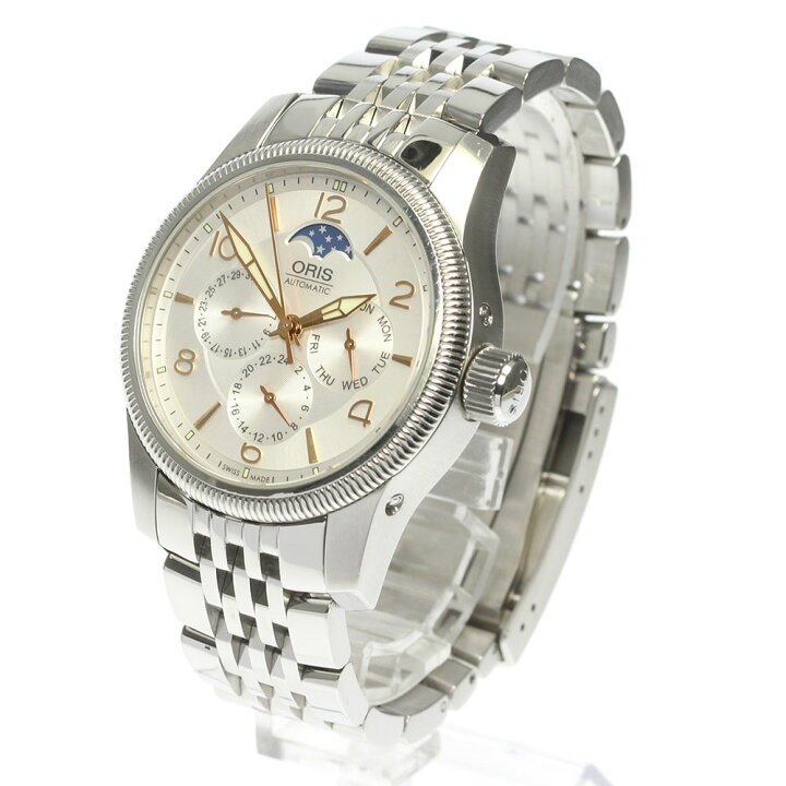 楽天市場】☆良品【ORIS】オリス ビッグクラウン トリプルカレンダー 