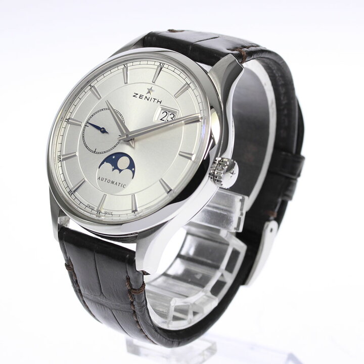 楽天市場】☆美品☆箱付き【ZENITH】ゼニス キャプテン ムーンフェイズ  