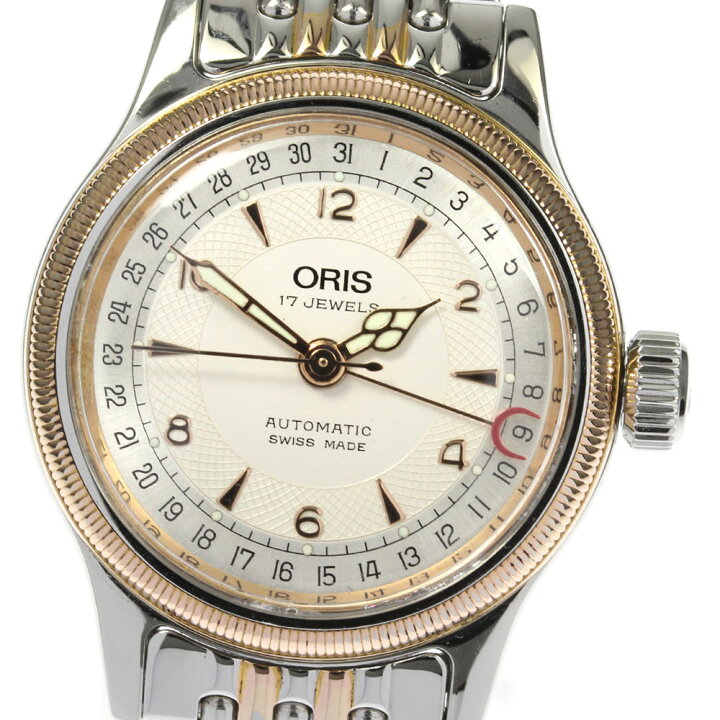 楽天市場】☆良品【ORIS】オリス ポインターデイト 7400C 自動巻き 