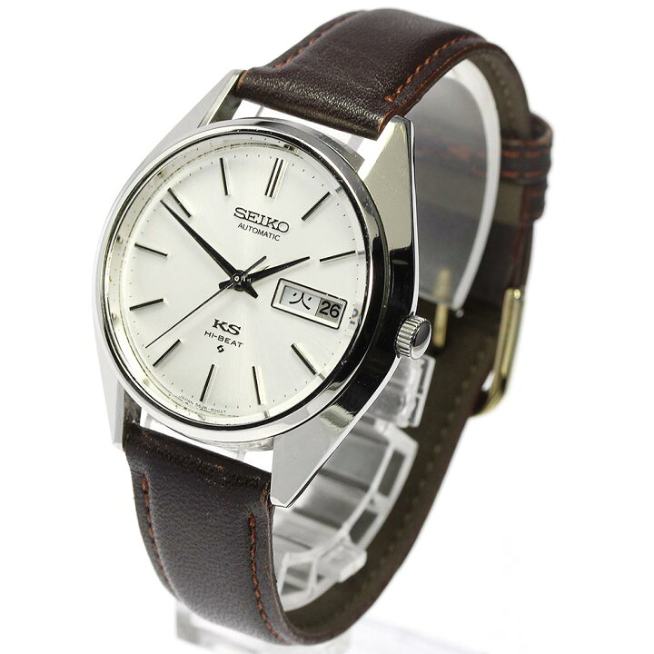 稼働 SEIKO KS 腕時計 自動巻き ハイビート デイデイト メンズ1369  