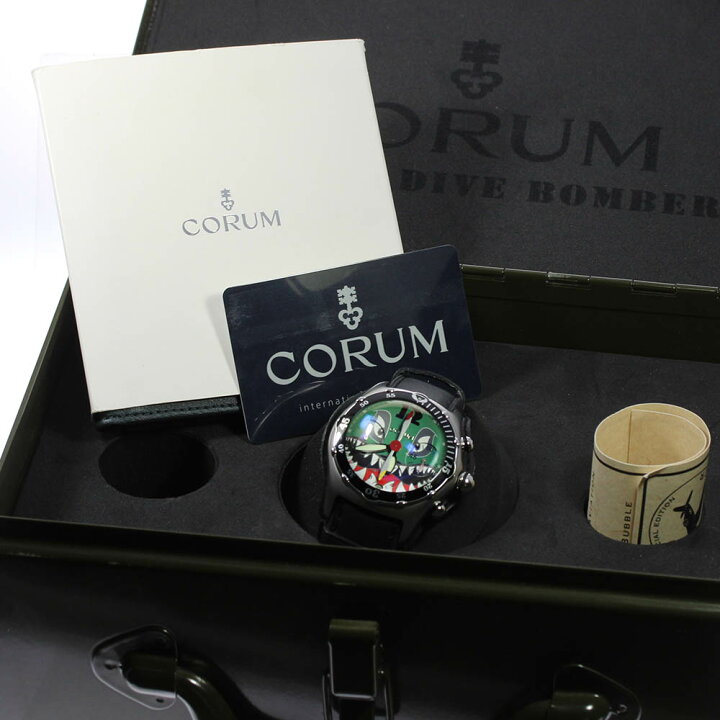 楽天市場】☆良品☆内箱・保証書付き【CORUM】コルム バブル ダイブ 