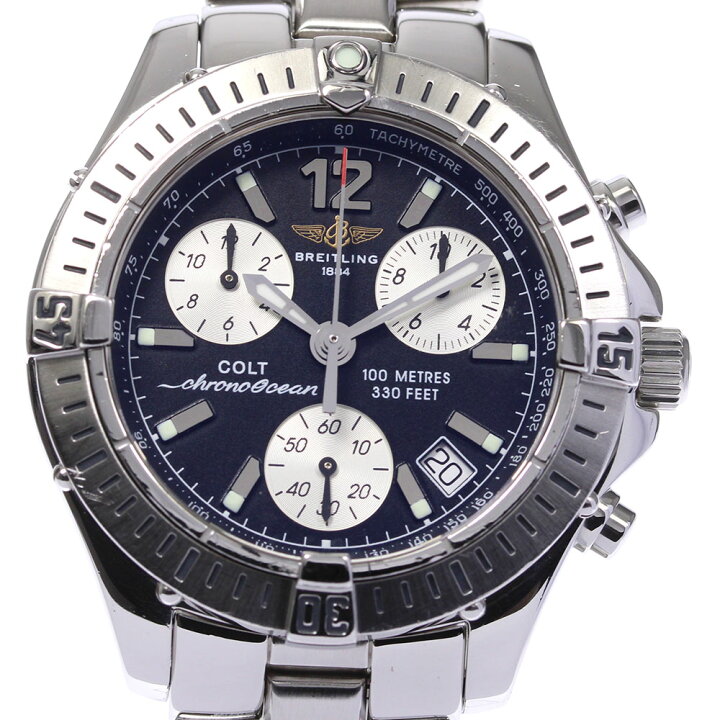 楽天市場】☆良品【BREITLING】ブライトリング コルト クロノ  