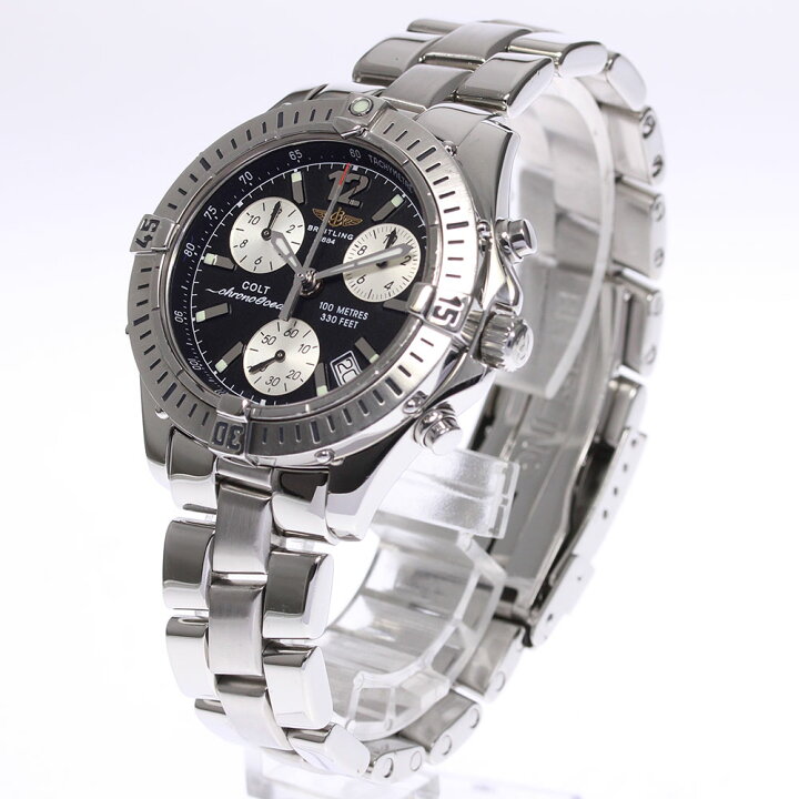 楽天市場】☆良品【BREITLING】ブライトリング コルト クロノ  