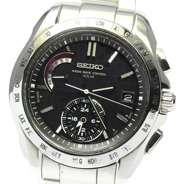 楽天市場】【SEIKO】セイコー ブライツ ワールドタイム 8B54-0AA0 