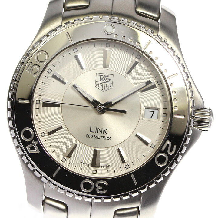 楽天市場】☆良品【TAG HEUER】タグホイヤー リンク デイト WJ1111-0 