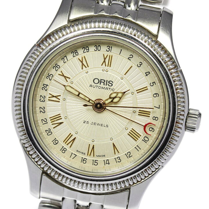 楽天市場】☆箱・保証書付き【ORIS】オリス ポインターデイト 7465B 